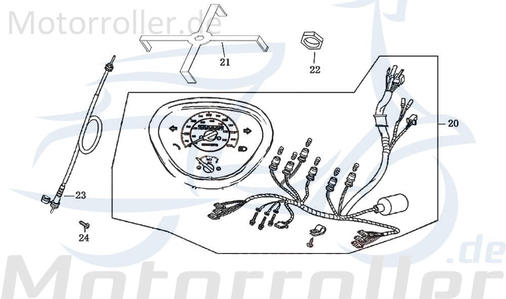 Rex Bergamo Halter Tachometer Ccm Takt F Halterung