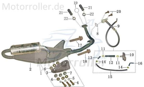 Secondary air system complete with hose SLS 1210001-2