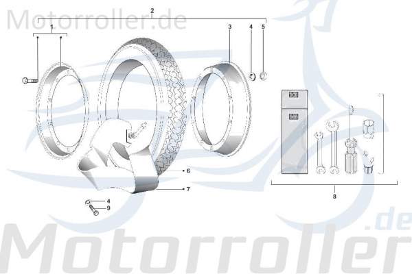 Werkzeug SF524-0711 für 125ccm 4Takt