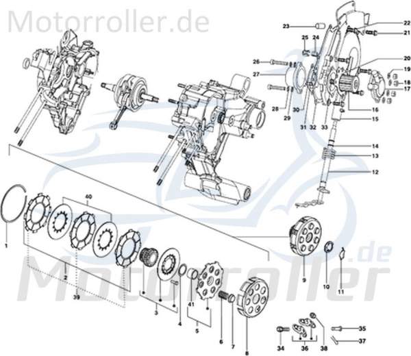 Dichtring Kupplung Motorrad Kreidler Dichtung 720354