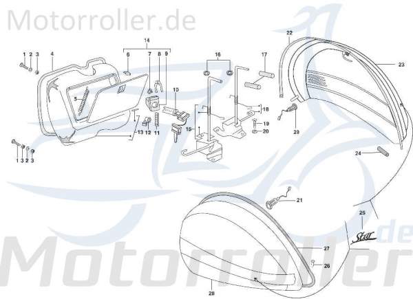 Buchse Kreidler STAR Deluxe 4S 125 Distanzhülse Roller 720321 Motorroller.de Lagerbuchse Distanz-Hülse Distanzbuchse Passhülse Passbuchse 125ccm-4Takt