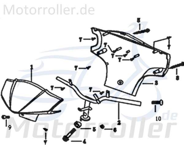 Lenker Lenkung 207-HDDMI-001-001 Motorroller.de