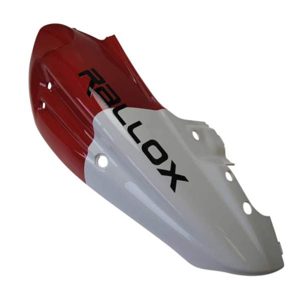 Heckverkleidung links rot weiß Rallox 1020309-1-RXW-RW
