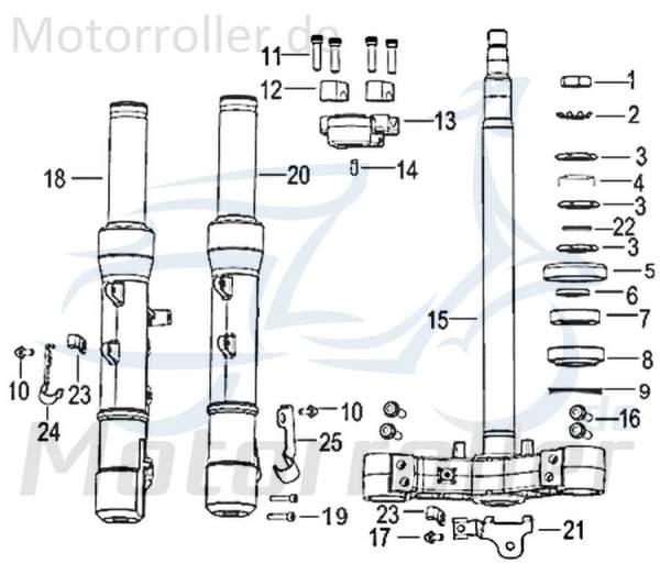 Schraube M6x12mm Jonway Insignio 250 DD Scooter Roller 750393 Motorroller.de Bundschraube Maschinenschraube Flanschschraube Flansch-Schraube Kreidler