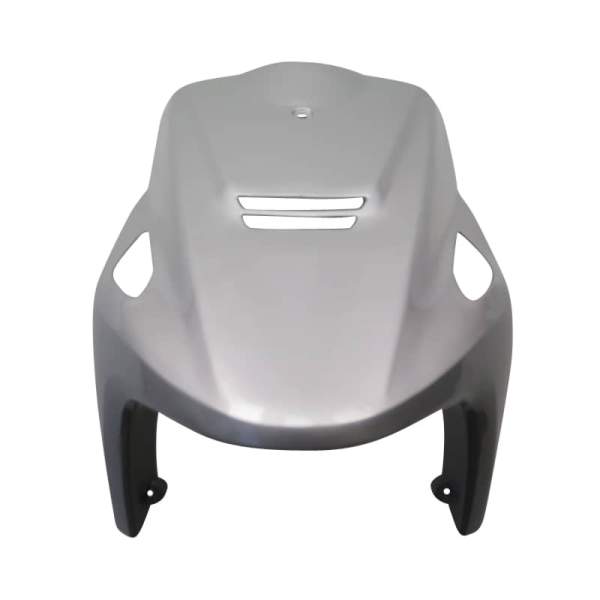 Rex Scooter 50 Frontverkleidung silber 75107 Motorroller.de Frontabdeckung Frontschild Frontblende
