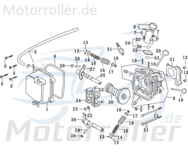 Helmhaken (lang) Fussbrett Motorroller Rex RS 87239
