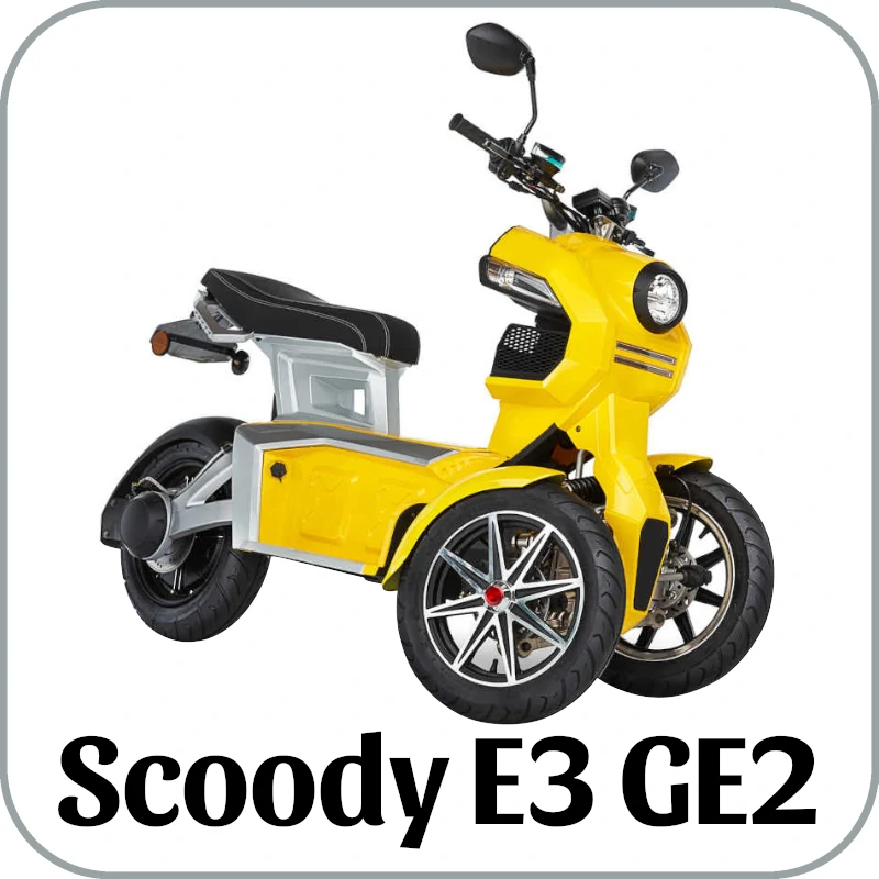 Elektroroller Dreirad Scoody E3 GE2