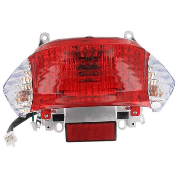 Rex RS500 Rücklicht Scooter Mofa Rückleuchte Roller Motorroller.de Rückstrahler 50ccm 4Takt 139QMB JSD50QT-13 50cc 4T 139QMA Rück-Leuchte