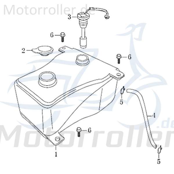 Kreidler RMC-G 50 Öltank Öl-Tank 50ccm 2Takt FIG.C24-1 Motorroller.de Oil-Tank Oiltank Schmiermitteltank 2Takter-Öltank Schmiermittel-Tank 50ccm-2Takt