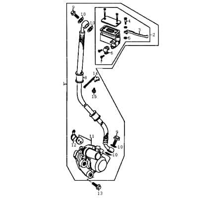 Schraube M4x10mm Rex RS450 Bundschraube Roller 50ccm 4Takt Motorroller.de Maschinenschraube Flanschschraube Flansch-Schraube Maschinen-Schraube