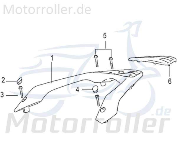 Kreidler Insignio 125 2.0 Schraube 125ccm 4Takt B01070805065 Motorroller.de M8x50mm Bundschraube Maschinenschraube Flanschschraube Flansch-Schraube