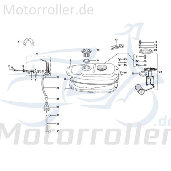 Dichtung Tank Motorroller Kreidler Rex 720333