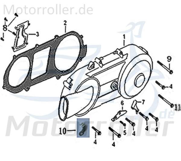 Luxxon Emily 50 Blechschraube Roller 50ccm 4Takt 93903-04080 Motorroller.de ST4x8mm Kreuzschlitzschraube Kreuzschraube Blech-Schraube Treibschraube