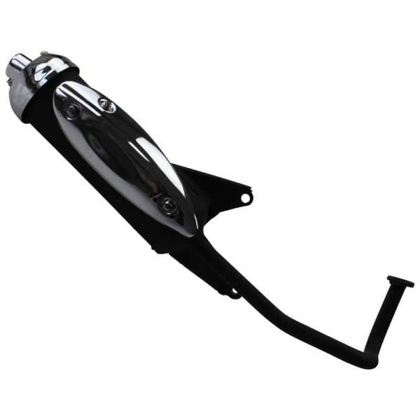 SYM Orbit 50 Auspuff 50ccm 4Takt Endschalldämpfer Motorroller.de Auspuffanlage Sanyang Motors 50cc 4T Endtopf Schalldämpfer Auspuff-Anlage