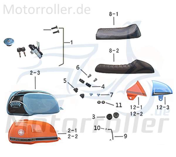 Kreidler DICE GS/SM 125 Pro Lackstift 12ml Orange 781555 CR 125i Ausbesserungslack Reparaturlack Ersatzlack Farbe