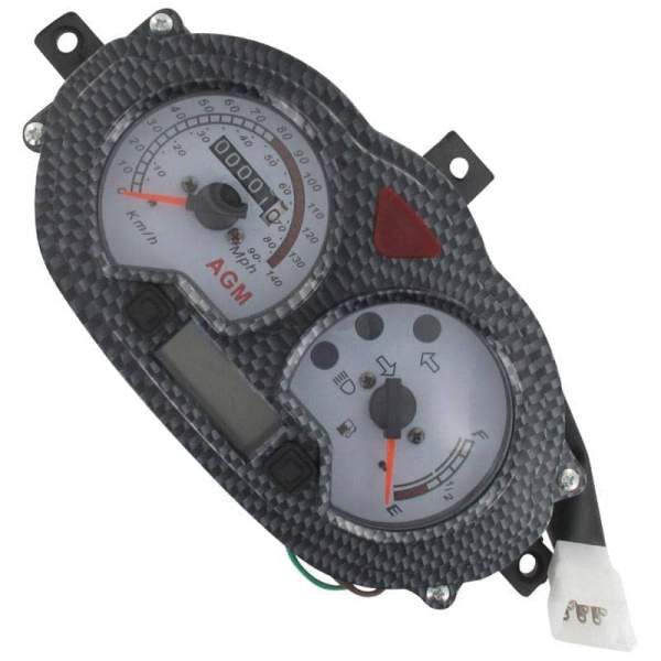 Rex RS1000 Tacho-Armatur Geschwindigkeitsmesser Tacho Motorroller.de Tachometer 125ccm 4Takt 152QMI YY125QT-28 125cc 4T GY6
