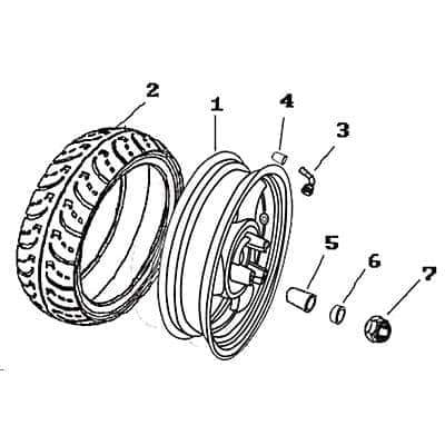 Jonway Insignio 250 DD Felge hinten 250ccm 4Takt 1040302-2 Motorroller.de Hinterrad-Felge Hinterradfelge Hinter-Rad Heck-Rad 250ccm-4Takt Scooter