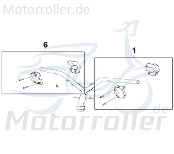 Kreidler Galactica 3.0 LC 50 DD Schaltereinheit 50ccm 2Takt 3515A-F22-9000-FCS Motorroller.de Lenkerarmatur Schaltergehäuse Kombischalter Scooter