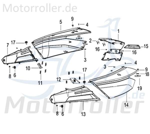 Gittereinsatz hinten rechts 750333