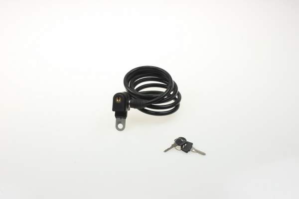 Coiled cable lock anti-theft protection 40058 Motorroller.de