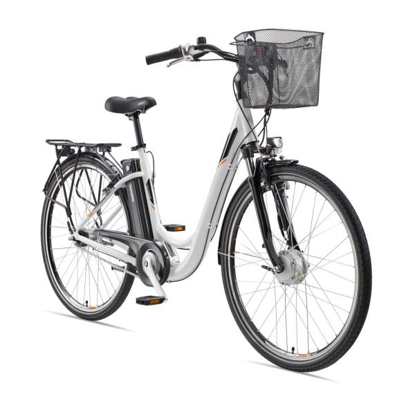 E-Bike Telefunken RC840 Multitalent Elektrofahrrad City-Pedelec weiß 28" RH 48cm E-Fahrrad Citybike