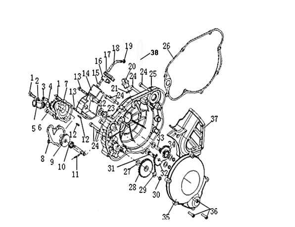 Schlauch Bremse hinten Motorrad 50cc 2T Kreidler 733289