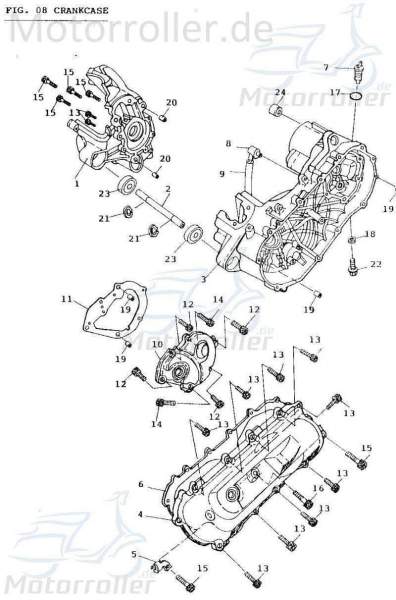 Adly Air Tec 1 50 AC O-Ring Öleinfüllschraube 50ccm Motorroller.de Dichtring Dichtung HerChee 2Takt 50cc 2T Oring