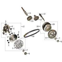 Preview: Kreidler Florett RMC-G 125 Nockenplatte Nockenscheibe 704371 Motorroller.de Reglerplatte Nockenscheibensteuerung 152QMI Scooter Preview: Kreidler Florett RMC-G 125 Nockenplatte Nockenscheibe 704371 Motorroller.de Reglerplatte Nockenscheibensteuerung 152QMI Scooter