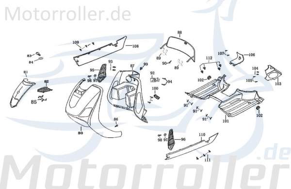 Rex Bergamo 50 Spezialschraube M6x16mm 50ccm 4Takt 740561 Motorroller.de Maschinenschraube Spezial-Maschinenschraube 50ccm-4Takt Scooter Znen Service