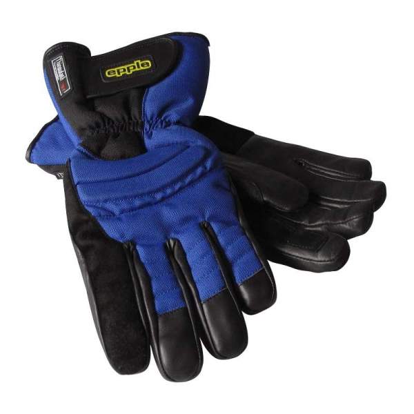 Glove lined blue with Kevlar L EP 3025-B-L