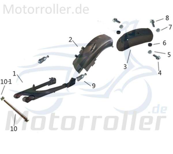 Kreidler DICE CR 125i Schwingenachse 780104 Motorroller.de Achse Bolzen Schraube Hinterradschwinge Hinterradaufhängung Motorrad