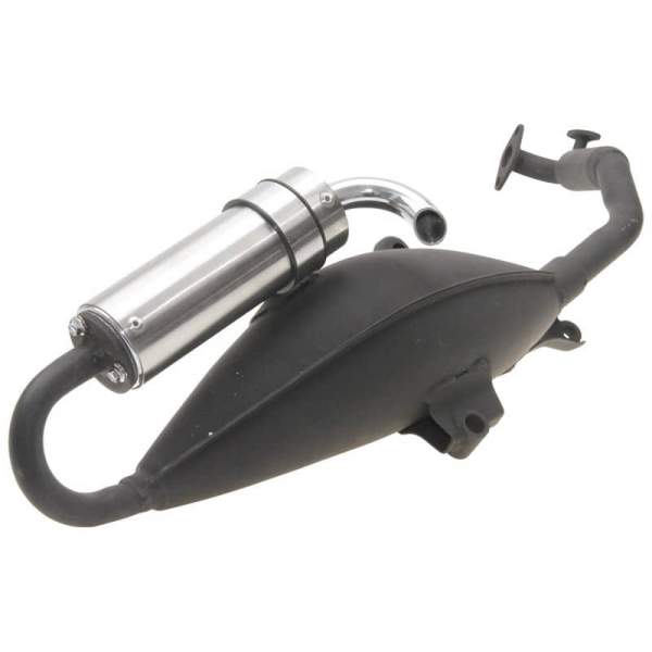 Sport exhaust with SLS connection black 1100201-1