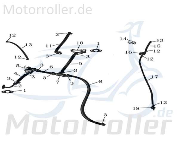 Kreidler Supermoto 250 DD Dichtung 125ccm 4Takt Y5A-52060-00-00 Motorroller.de Abdichtung SEAL Gasket 125ccm-4Takt Motorrad Moped Ersatzteil Service