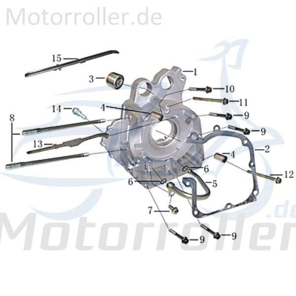 Kreidler Martinique 125 Kettenführung 125ccm 4Takt 31181103 Motorroller.de Kettenführungselement 125ccm-4Takt Scooter Ersatzteil Service Inpektion