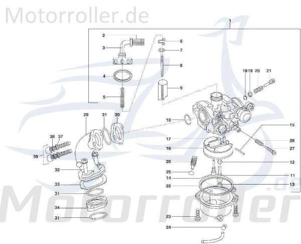 Kreidler STAR Deluxe 4S 125 Schraube 125ccm 4Takt C-2771420/6 Motorroller.de M4x14mm Bundschraube Maschinenschraube Flanschschraube Flansch-Schraube