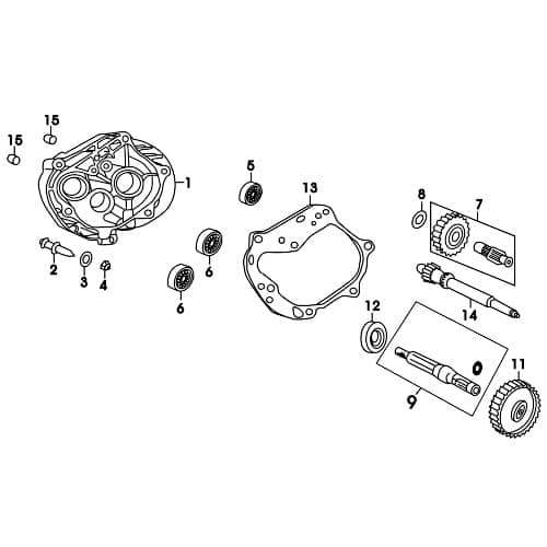 Simmerring Getriebe Motorroller Rex RS600 87091