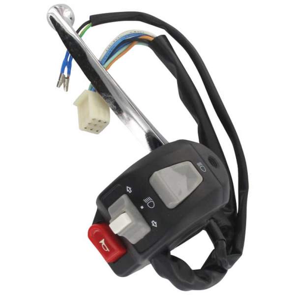 Rex Milano 125 Schalter-Elemente Schaltereinheit links Motorroller.de Lenkerarmatur 125ccm 4Takt 152QMI YY125QT-28 125cc 4T GY6