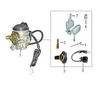 Vorschau: Nadelventil Schwimmernadel 50ccm 4Takt AGM Roller 31210412-15 Motorroller.de Regulierventil Schwimmernadelventil Einstellventil Vergaserventil 139QMB Vorschau: Nadelventil Schwimmernadel 50ccm 4Takt AGM Roller 31210412-15 Motorroller.de Regulierventil Schwimmernadelventil Einstellventil Vergaserventil 139QMB