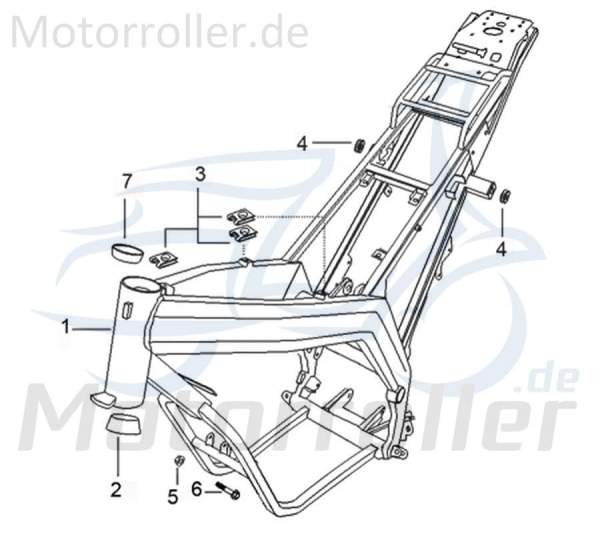 SMC Bundschraube M8x105mm Kreidler Motorrad 700-5787-08105-WZ Motorroller.de Maschinenschraube Flanschschraube Flansch-Schraube Maschinen-Schraube