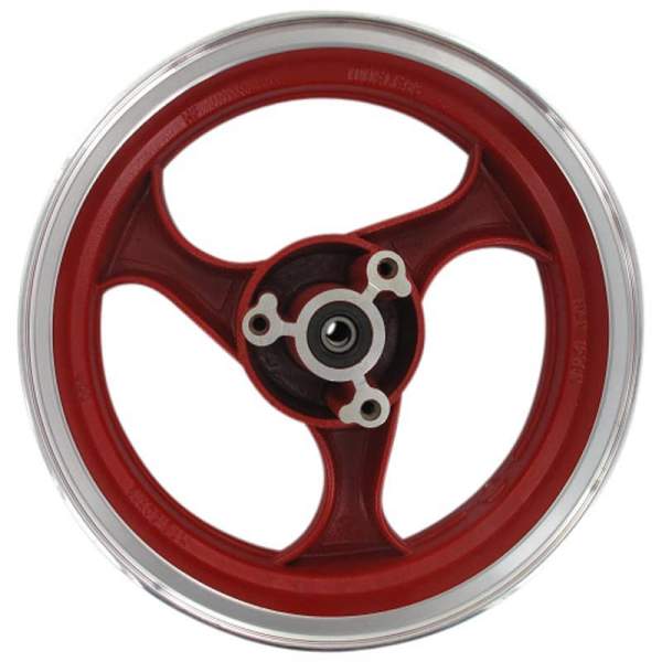 Front rim alu 13x3.5 inch red 3 spoke disc brake YYB915009001-R