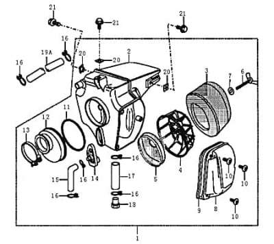 Kurbelwelle Für 50ccm 2-Takt Roller – Variomatik 13,2 Mm, Gewinde M10x1,25