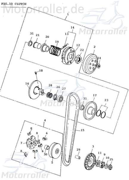 Adly Air Tec 1 50 AC Dichtungsring Dichtung Ventil Motorroller.de Ventilschaftdichtung HerChee 50ccm 2Takt 50cc 2T Ventilschaftabdichtung