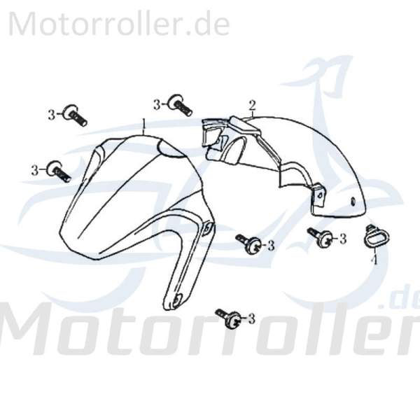 Dekor Radabdeckung vorn FZG = rot schwarz blau RMC-G 83562