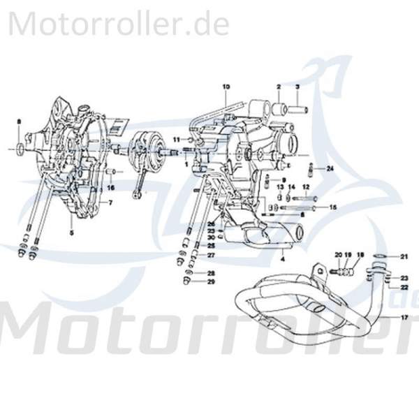 Federscheibe M6 Federring Kreidler STAR Deluxe 4S 125 720520 Motorroller.de Spannscheibe Ausgleichsscheibe Feder-Ring Zwischenscheibe Spreng-Ring