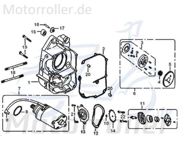 Achse Anlasserzwischenrad 742058 Welle Bolzen