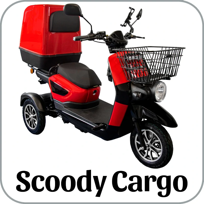 Dreiradroller Scoody Cargo 25 km/h