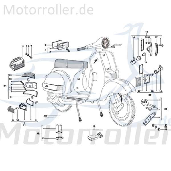 Gleichrichter / Regler Kreidler STAR Deluxe 4S 125 720256 Motorroller.de Spannungsregler Laderegler Stromregler Lade-Regler Spannungs-Regler Scooter