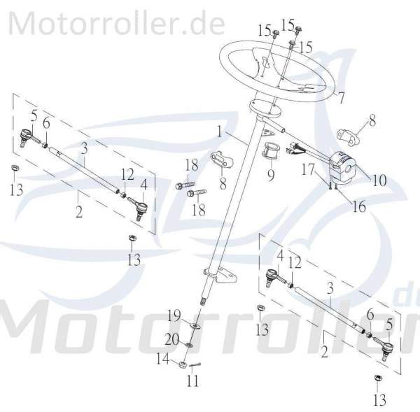 Kreidler F-Kart 170 Handschalter 170ccm 4Takt 62930-FLS-00 Motorroller.de links 170ccm-4Takt Ersatzteil Service Inpektion Direktimport