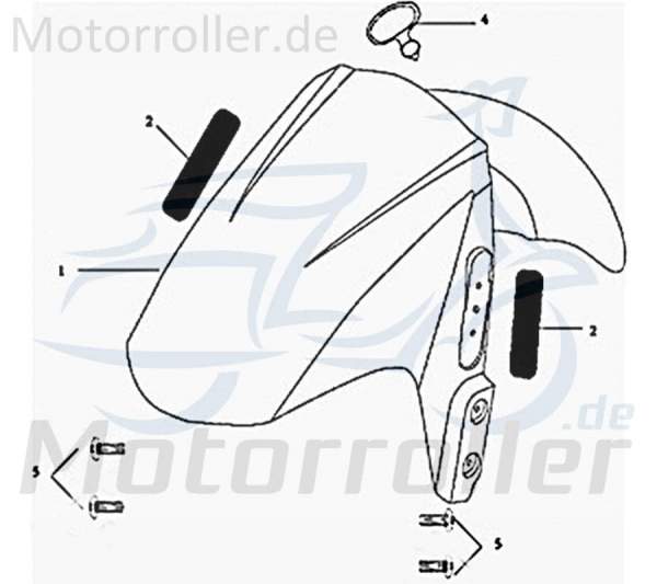 Zugführung 202-120D-007 Motorroller.de