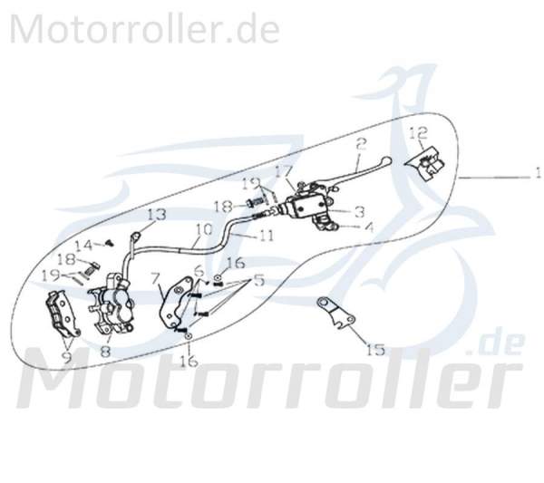 Rex Supermoto 125 DD Gummischutz Gaszug 125ccm 4Takt 730921 Motorroller.de Gummimanschette / Buchse 125ccm-4Takt Motorrad Kreidler Moped Ersatzteil